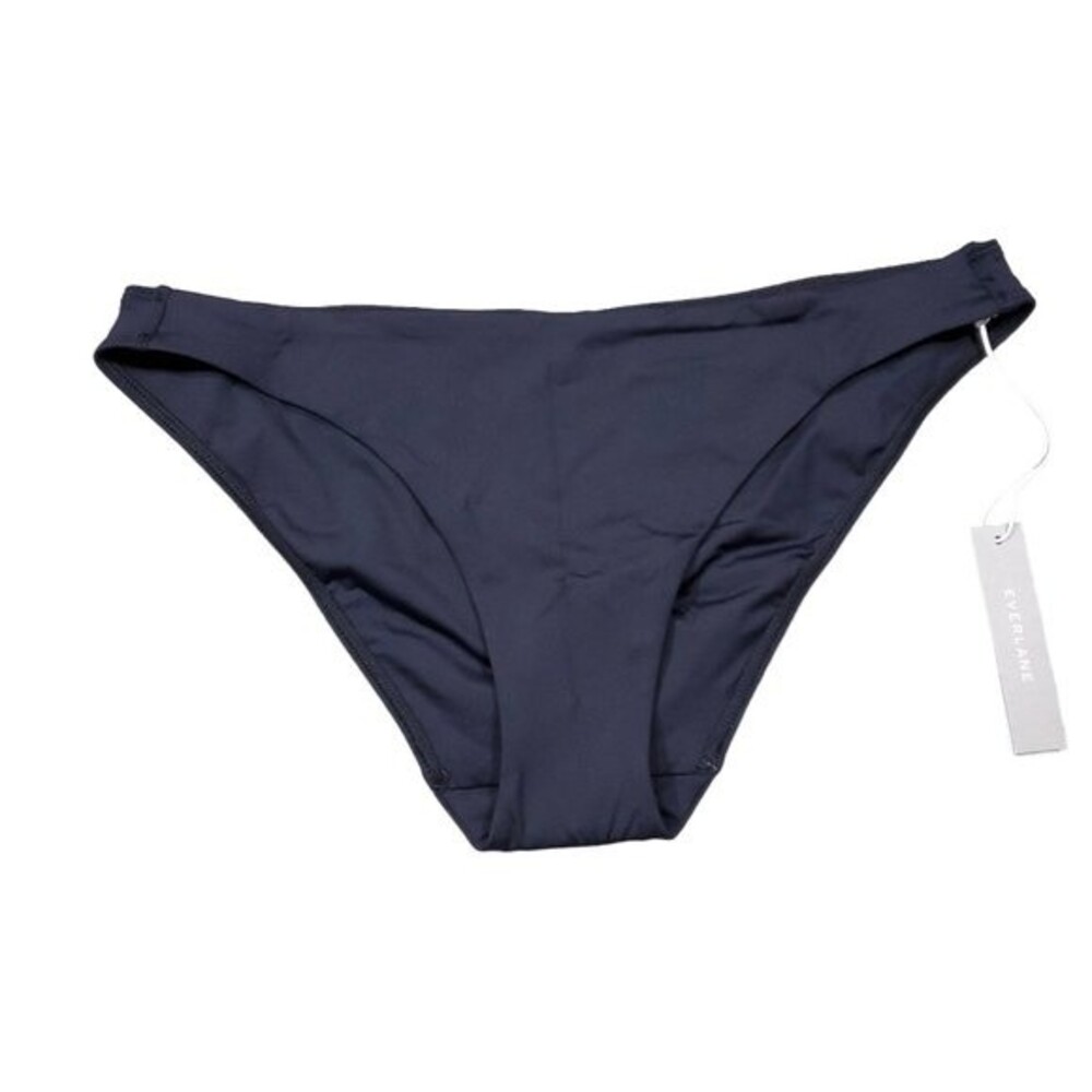 Everlane Low Rise Bikini Swim Bottom Black Women's Size Small S NWT ReNew